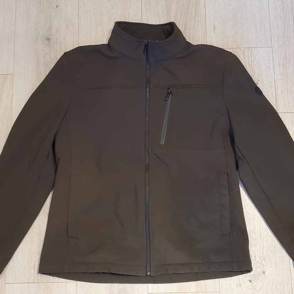Calvin Klein Men’s Jacket | Olive | Size Large | Full Zip | Minimalist Style
